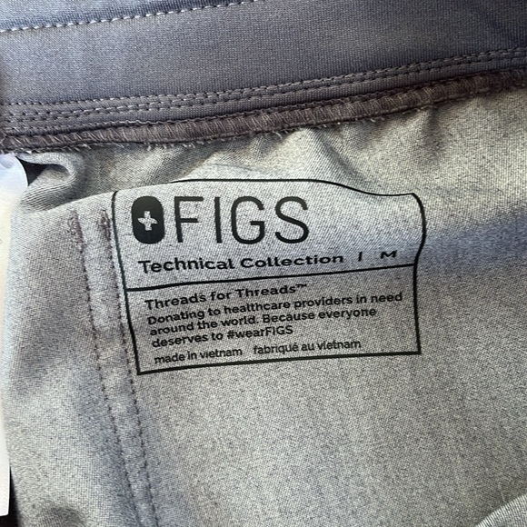 Figs Yola Skinny Scrub Pants Grey Size Medium Style W21SW2019 - Picture 6 of 9